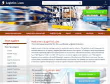 Tablet Screenshot of logistics1.com